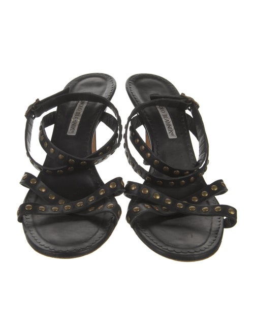 Manolo Blahnik Leather Sandals