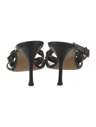 Manolo Blahnik Leather Sandals