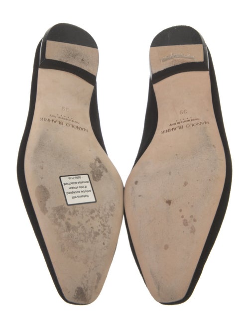 Manolo Blahnik Suede Flats