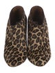Manolo Blahnik Ponyhair Animal Print Boots
