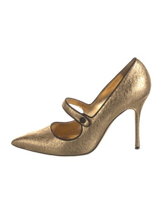 Manolo Blahnik Leather Pumps
