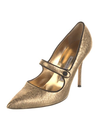 Manolo Blahnik Leather Pumps