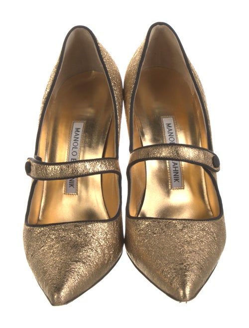 Manolo Blahnik Leather Pumps