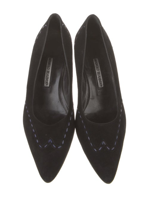 Manolo Blahnik Suede Pumps