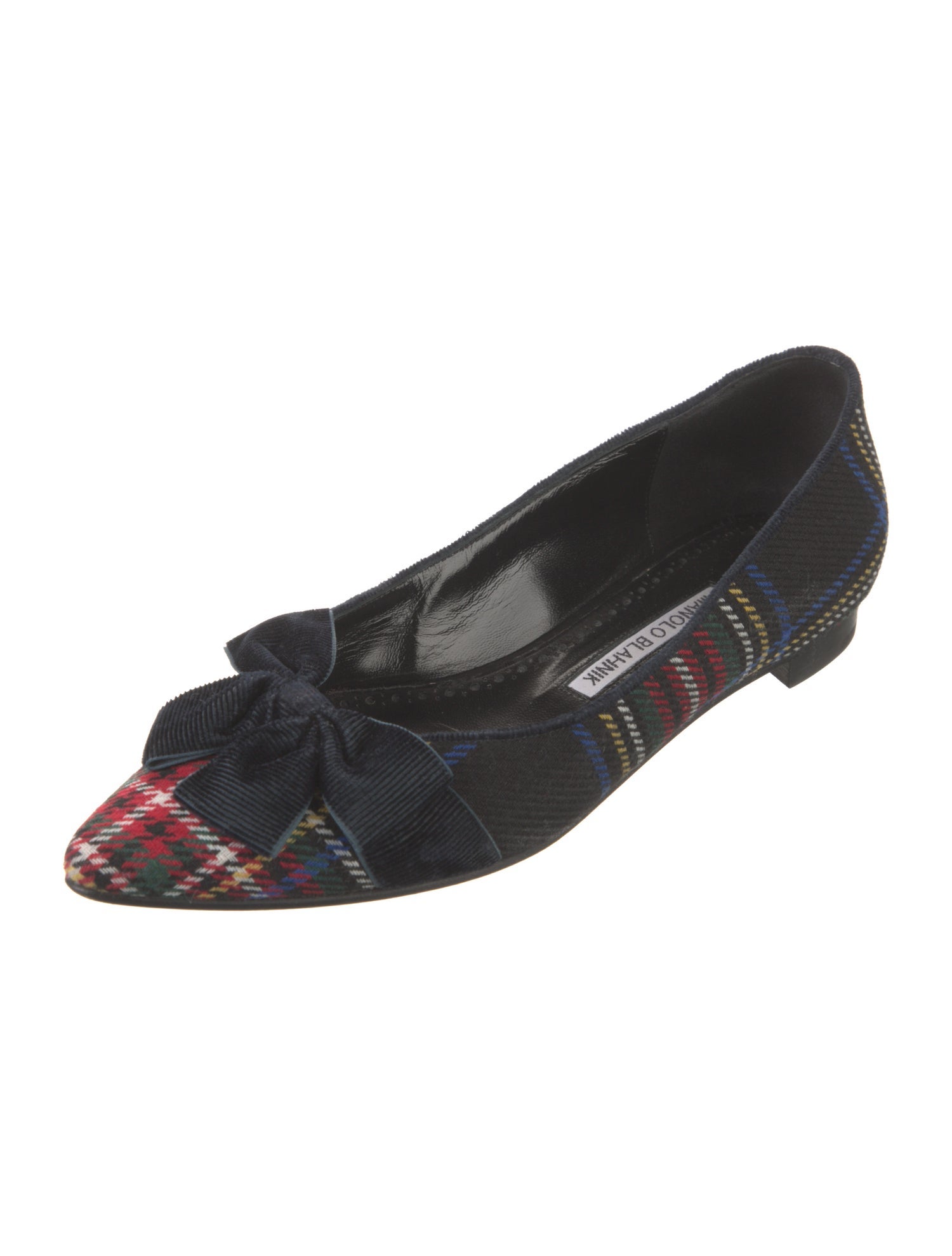 Manolo Blahnik Printed Ballet Flats