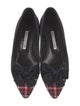 Manolo Blahnik Printed Ballet Flats