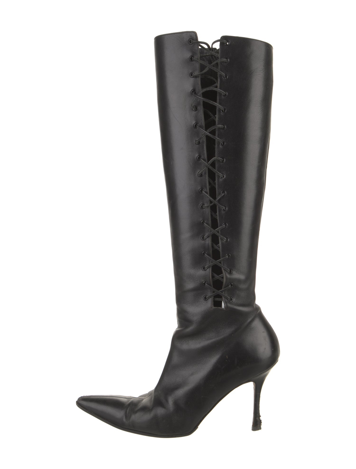 Manolo Blahnik Leather Boots