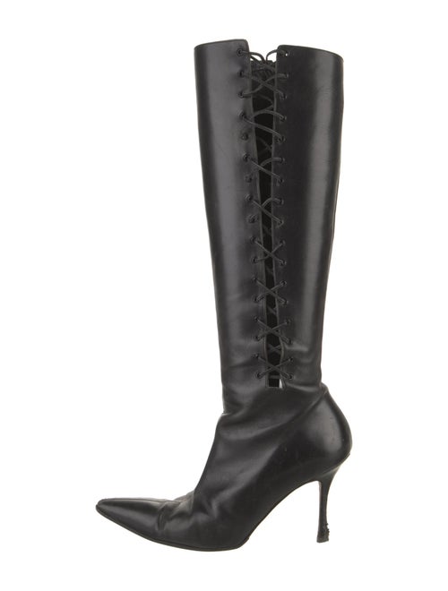Manolo Blahnik Leather Boots