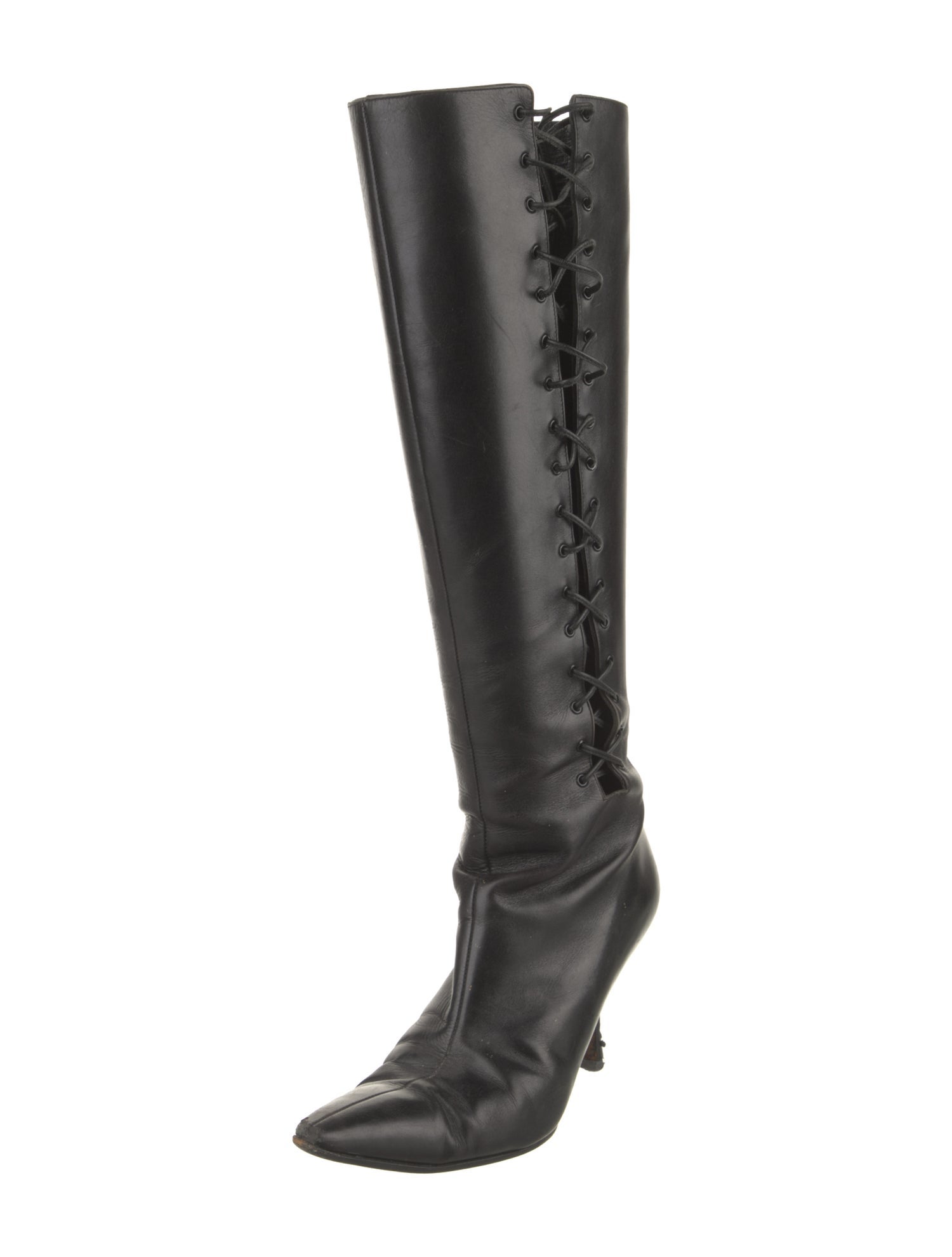 Manolo Blahnik Leather Boots