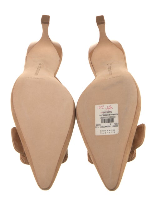 Manolo Blahnik Suede Mules