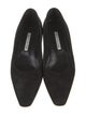Manolo Blahnik Suede Flats
