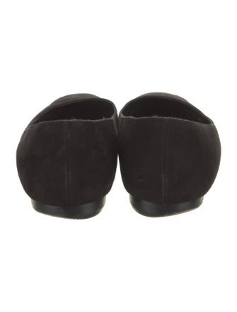 Manolo Blahnik Suede Flats