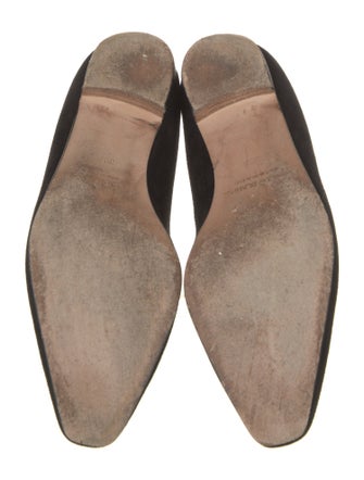 Manolo Blahnik Suede Flats