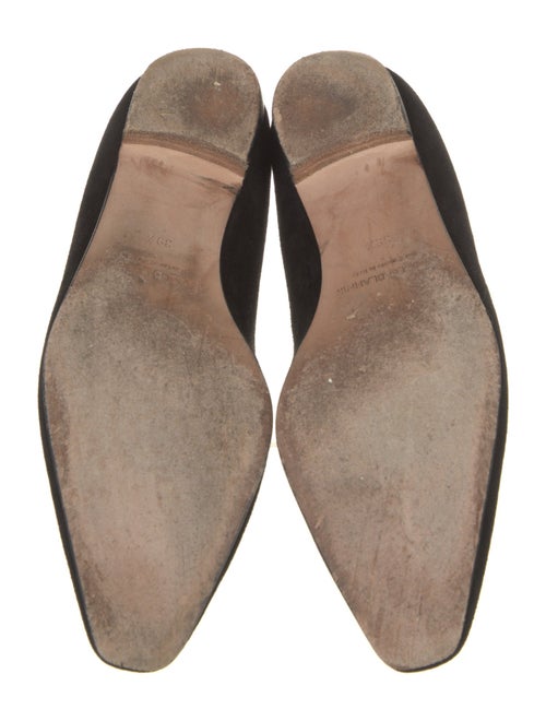 Manolo Blahnik Suede Flats
