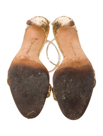 Manolo Blahnik Sequins Sequin Embellishments Sandals