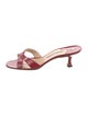Manolo Blahnik Patent Leather Slides