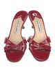 Manolo Blahnik Patent Leather Slides