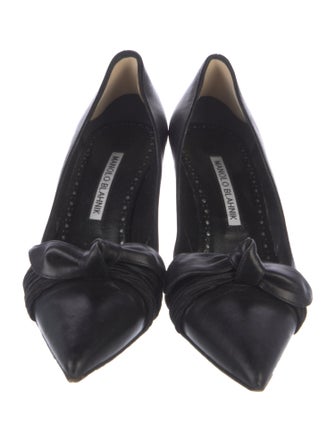 Manolo Blahnik Leather Pumps