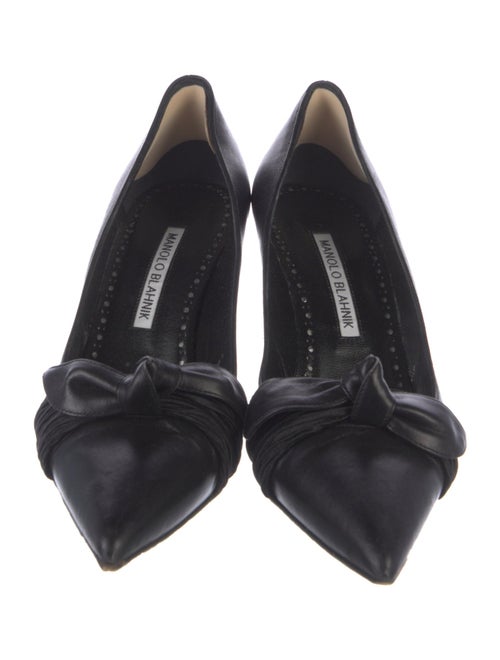 Manolo Blahnik Leather Pumps