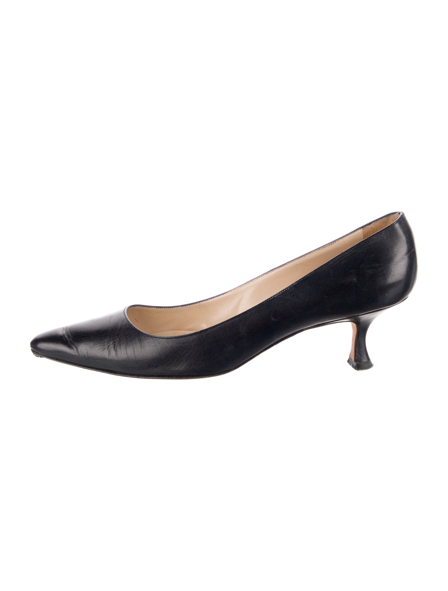 Manolo Blahnik Vintage Leather Pumps