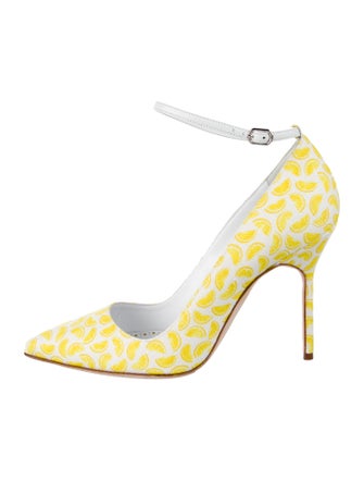 Manolo Blahnik Printed Pumps