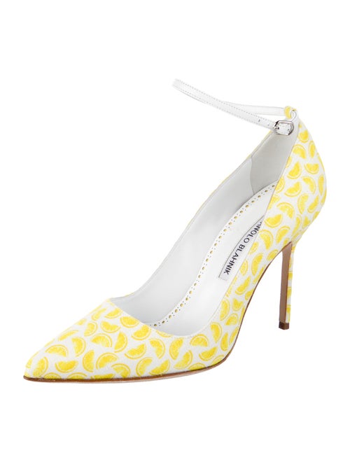Manolo Blahnik Printed Pumps