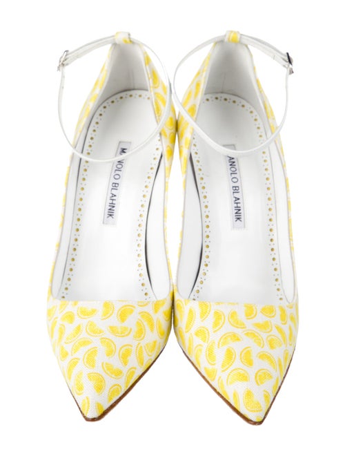 Manolo Blahnik Printed Pumps