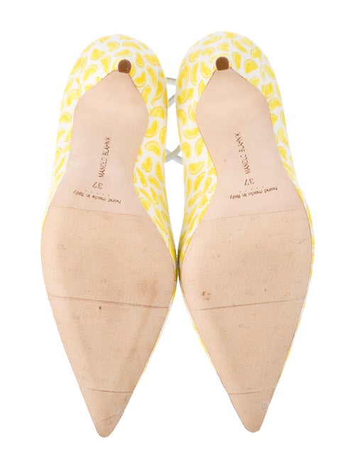 Manolo Blahnik Printed Pumps