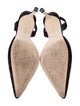 Manolo Blahnik Leather Slingback Pumps