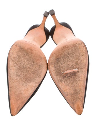 Manolo Blahnik Suede Mules