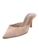 Manolo Blahnik Suede Mules