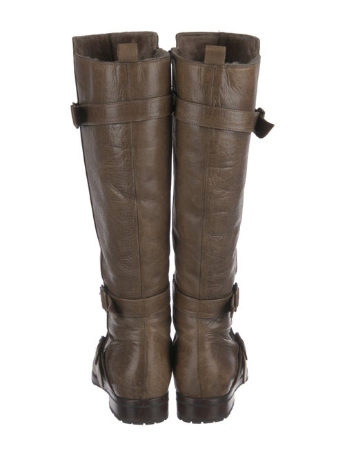 Manolo Blahnik Leather Riding Boots