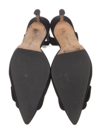 Manolo Blahnik Suede Slingback Pumps