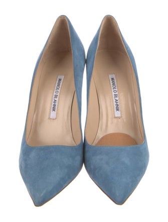 Manolo Blahnik Suede Pumps