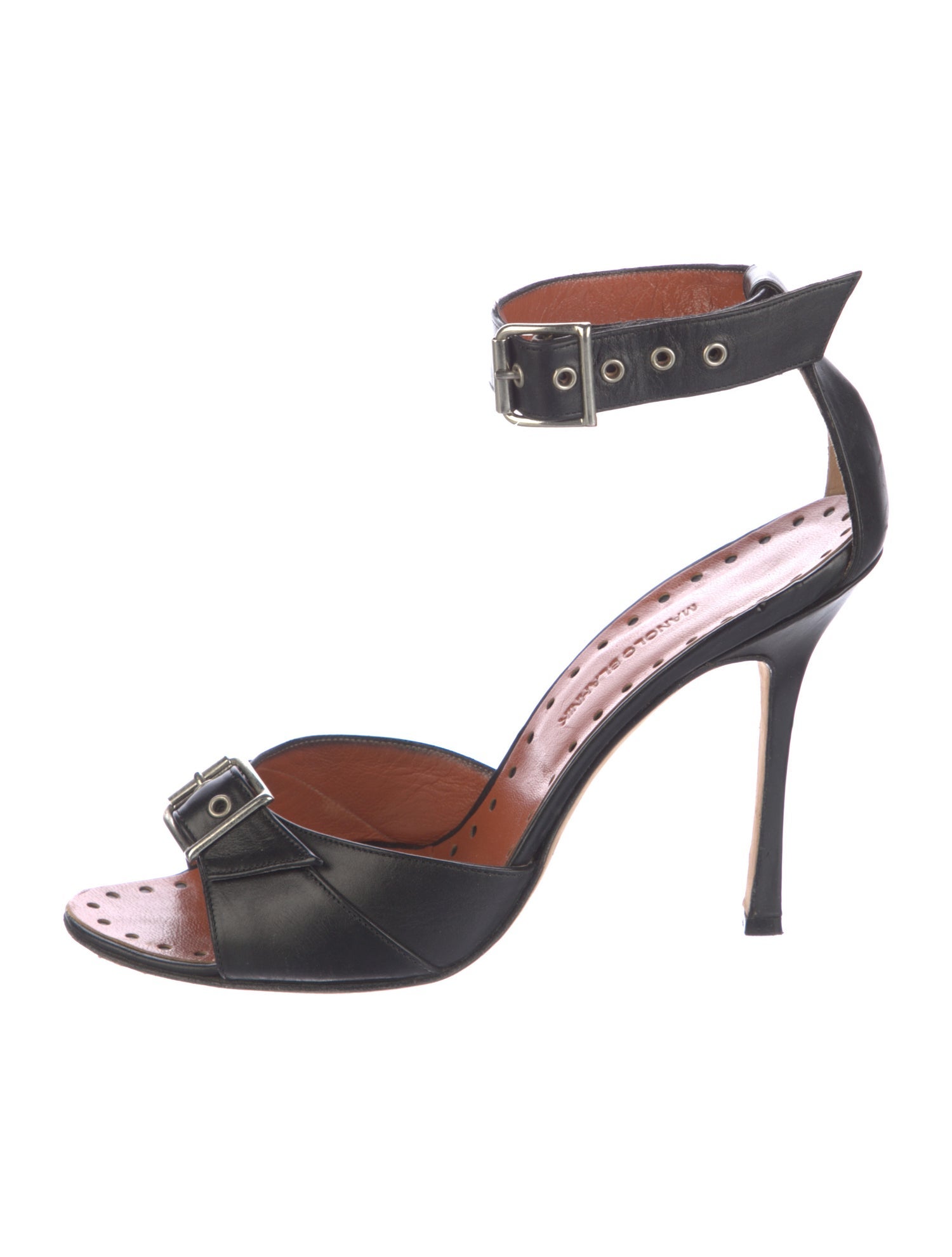 Manolo Blahnik Leather Sandals