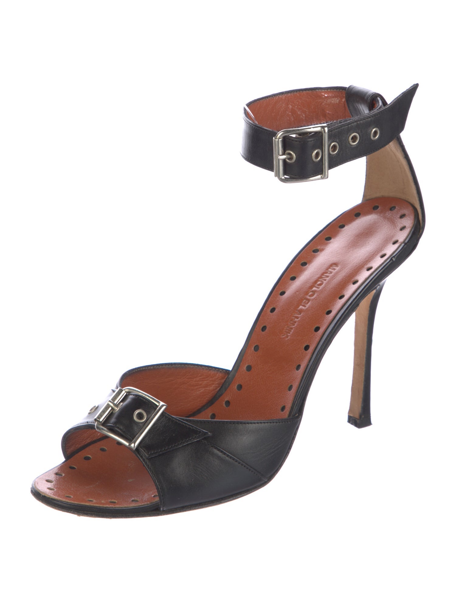 Manolo Blahnik Leather Sandals