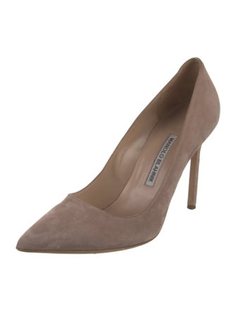 Manolo Blahnik Suede Pumps