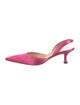 Manolo Blahnik Satin Slingback Pumps