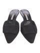 Manolo Blahnik Suede Mules