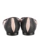 Manolo Blahnik Leather Animal Print Ballet Flats