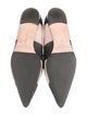 Manolo Blahnik Leather Animal Print Ballet Flats