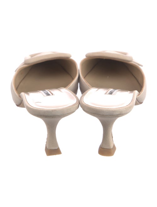 Manolo Blahnik Suede Mules