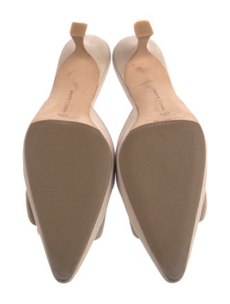 Manolo Blahnik Suede Mules