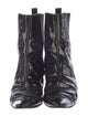 Manolo Blahnik Patent Leather Chelsea Boots