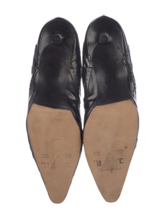 Manolo Blahnik Patent Leather Chelsea Boots