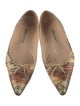 Manolo Blahnik Lizard Animal Print Ballet Flats