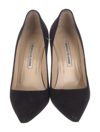 Manolo Blahnik Suede Pumps