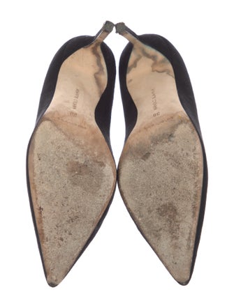 Manolo Blahnik Suede Pumps