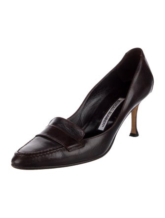 Manolo Blahnik Leather Pumps