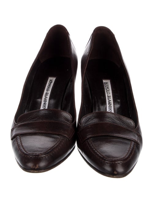 Manolo Blahnik Leather Pumps